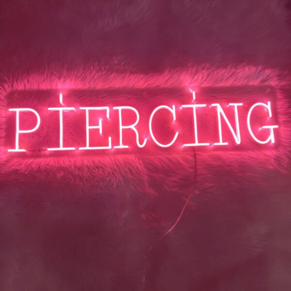 Piercing Neon Tabela Dekoratif Aydınlatma(80x20cm)