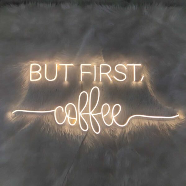But First Coffee neon tabela (80x35cm)