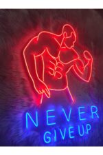 fitness Spor salonu neon led tabela (80x50cm)