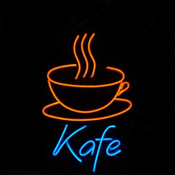 Kafe Neon Led Tabela(55x36cm)