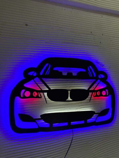 Bmw LEd Işıklı Tablo(55x30cm)