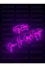 Ey Edep Sen Ne Güzel Şeysin Neon Led Tabela Dekoratif Aydınlatma