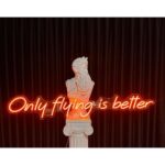 Only flying neon led