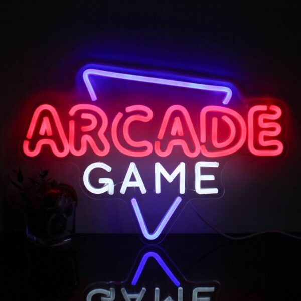 Arcade Game Neon Led Tabela Dekoratif Aydınlatma