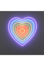 Kalpler Neon Led Tabela Dekoratif Aydınlatma - Görsel 7