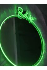 Selfie Neon Led Işıklı Ayna(62x50cm) - Görsel 2