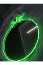 Selfie Neon Led Işıklı Ayna(62x50cm) - Görsel 3