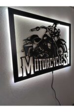 Motorsiklet Led Işıklı Tablo - Görsel 2