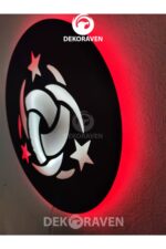 Teşkilat-ı Mahsusa Led Işıklı Ahşap Tablo - Görsel 3
