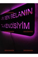 Yar Ben Belanın Ta Kendisiyim Led Işıklı Tablo - Görsel 3