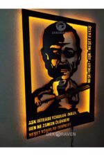 Neşet Ertaş Led Işıklı Tablo - Görsel 2