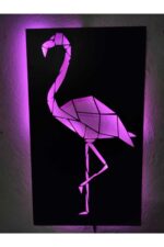 Pembe Led Işıklı Tablo - Görsel 2