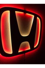 Honda Logo Işıklı Tablo - Görsel 2