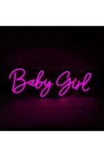 Baby Girl Yazılı Neon Tabela Dekoratif Aydınlatma - Görsel 2
