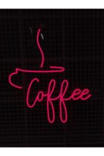 Neon Led Aydınlatma Coffee2 Gece Lambası Parti Süsü Işıklı Duvar Dekor - Görsel 2
