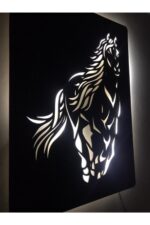 At Led Işıklı Tablo - Görsel 2
