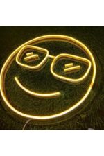Cool Emoji Neon Yazı Neon Tabela Neon Yazı Dekoratif Aydınlatma - Görsel 2