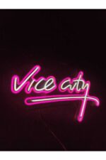 Gta Vice City Neon Tabela Neon Yazı Dekoratif Aydınlatma - Görsel 2