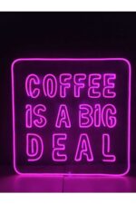 Coffee Kahve - Kahve Köşesi Kafe Neon Tabela Neon Yazı Dekoratif Aydınlatma - Görsel 2