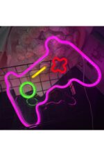 Gamer Dekorasyon Gamepad Neon Tabela Neon Yazı Dekoratif Aydınlatma - Görsel 2