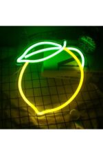 Limon Neon Tabela Neon Yazı Dekoratif Aydınlatma Ve Gece Lambası - Görsel 2