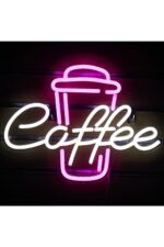 Coffee Neon Tabela Neon Yazı Dekoratif Aydınlatma Ve Gece Lambası - Görsel 2