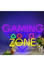 Gaming Zone Neon Tabela Neon Yazı Dekoratif Aydınlatma - Görsel 2