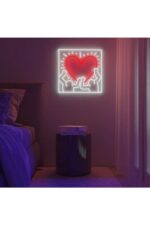 Love Kalp Neon Tabela Neon Yazı Dekoratif Aydınlatma Ve Gece Lambası - Görsel 2
