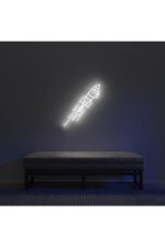 Roket Füze Neon Tabela Neon Yazı Dekoratif Aydınlatma Ve Gece Lambası - Görsel 2
