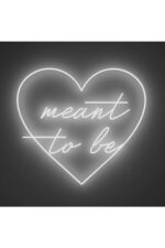 Meant To Be Neon Tabela Neon Yazı Dekoratif Aydınlatma Ve Gece Lambası - Görsel 2
