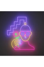 Kadın & Çiçek Neon Tabela Neon Yazı Dekoratif Aydınlatma Ve Gece Lambası - Görsel 2