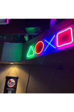 Playstation Gamer Neon Tabela Neon Yazı Dekoratif Aydınlatma Ve Gece Lambası - Görsel 2