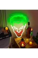 Joker Neon Tabela Neon Yazı Dekoratif Aydınlatma Ve Gece Lambası - Görsel 2