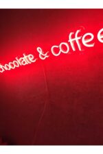 Chocolate Ve Coffee Neon Led Duvar Dekoru - Görsel 2