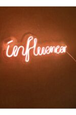 Influencer Dekoratif Led Duvar Aydınlatması Neon Led Yazı Tabela - Görsel 2