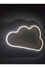 Bulut Neon Tabela Neon Led Dekoratif Duvar Aydınlatması Neon Duvar Dekorasyonu - Görsel 2