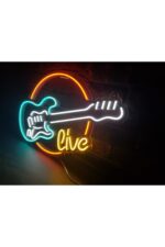 Neon Led Live Gitar - Görsel 2