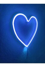 Kalp Neon Şekiller Işaret Neon Led Dekoratif Duvar Aydınlatması Neon Duvar Yazısı - Görsel 2