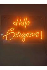 Hello Gorgeous Neon Şekiller Işaret Neon Led Dekoratif Duvar Aydınlatması Neon Duvar Yazısı - Görsel 2