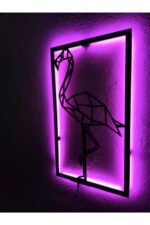 Flamingo Led Işıklı Tablo - Görsel 3