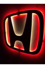 Honda Logo Işıklı Tablo - Görsel 3