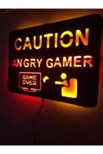 Angry Gamer Işıklı Tablo - Görsel 3