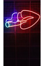 Neon Led Aydınlatma Cıgarlıps Gece Lambası Parti Süsü Işıklı Duvar Dekor - Görsel 3