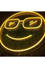 Cool Emoji Neon Yazı Neon Tabela Neon Yazı Dekoratif Aydınlatma - Görsel 3