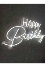 Happy Birthday -doğum Günü Parti Kutlama Neon Tabela Neon Yazı Dekoratif Aydınlatma - Görsel 3