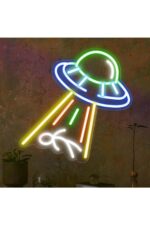 Ufo Uzaylı Neon Tabela Neon Yazı Dekoratif Aydınlatma - Görsel 3