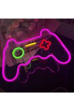Gamer Dekorasyon Gamepad Neon Tabela Neon Yazı Dekoratif Aydınlatma - Görsel 3
