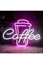 Coffee Neon Tabela Neon Yazı Dekoratif Aydınlatma Ve Gece Lambası - Görsel 3
