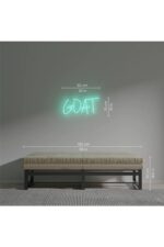 Goat Neon Tabela Neon Yazı Dekoratif Aydınlatma Ve Gece Lambası - Görsel 3