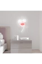 Kadın Gözlük Neon Tabela Neon Yazı Dekoratif Aydınlatma Ve Gece Lambası - Görsel 3
